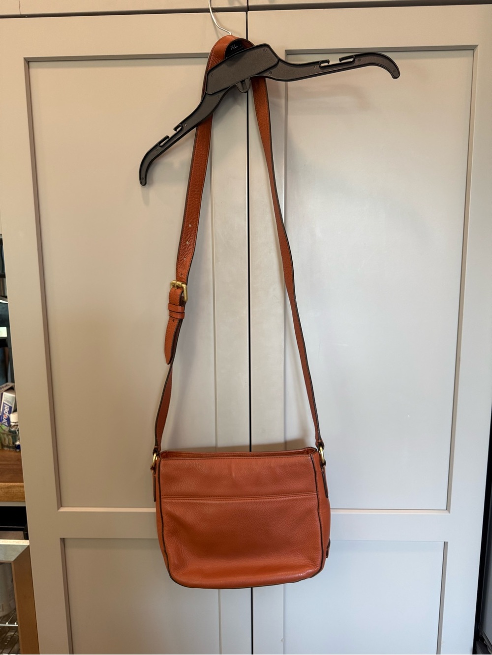 Cole Haan Cognac Leather Crossbody Bag - Picture 2 of 11